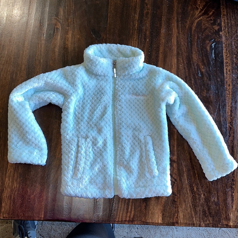 Columbia fleece jacket mint color 4t